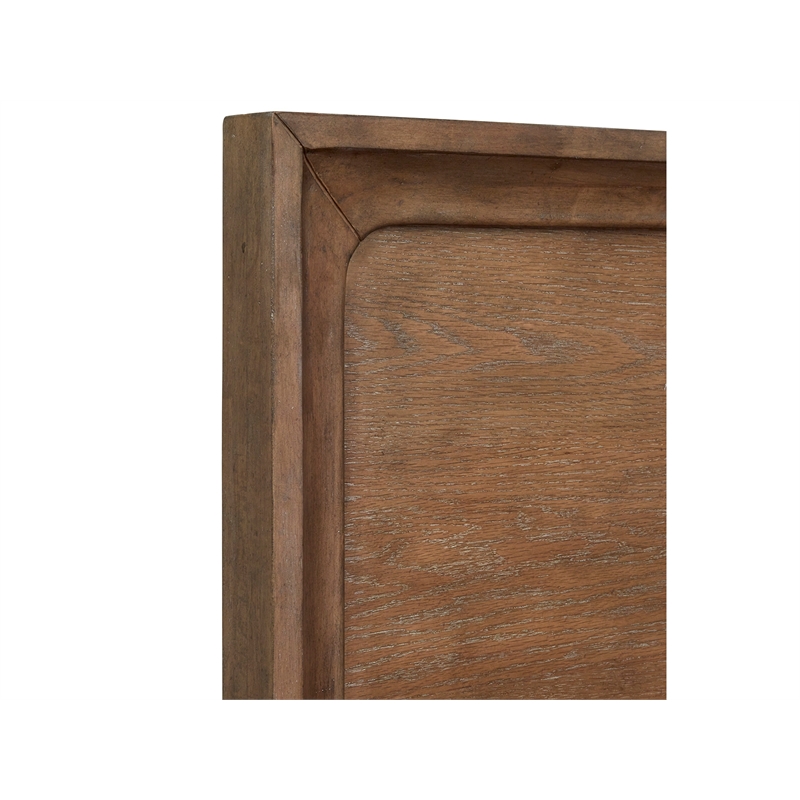 Bowery Hill Traditional Belgian Wheat And Coffee Bean Queen Panel Bed