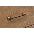 Bowery Hill Traditional Belgian Wheat And Coffee Bean King Panel Storage Bed
