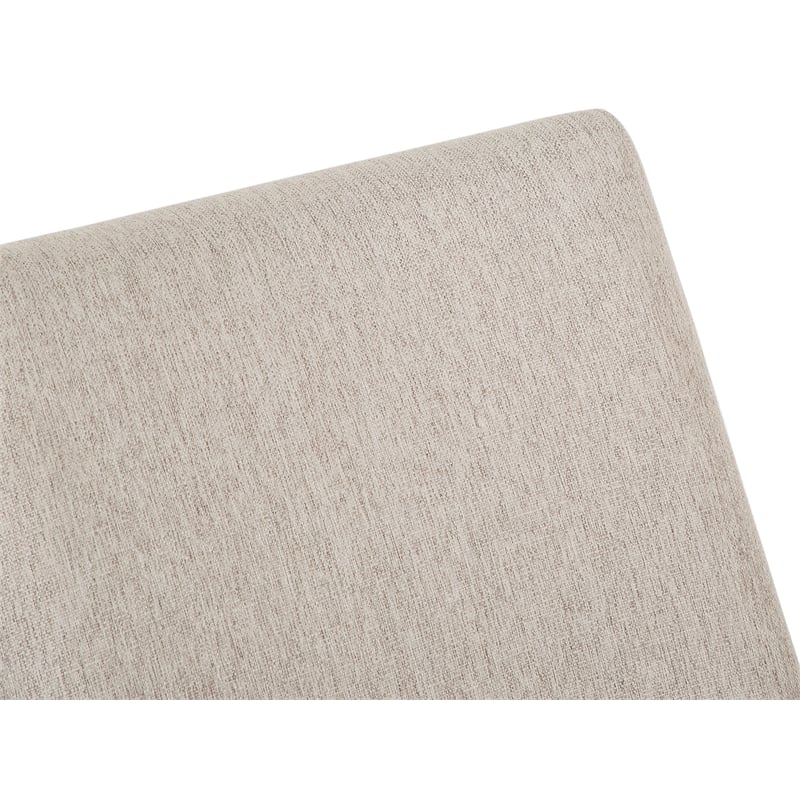 Bowery Hill Traditional Peppercorn Upholstered Host Chair Two Pack