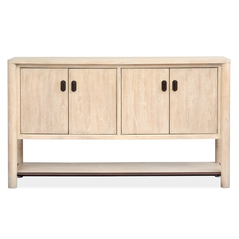 Bowery Hill Transitional Oak Veneer and Hardwood Solids Brown Buffet