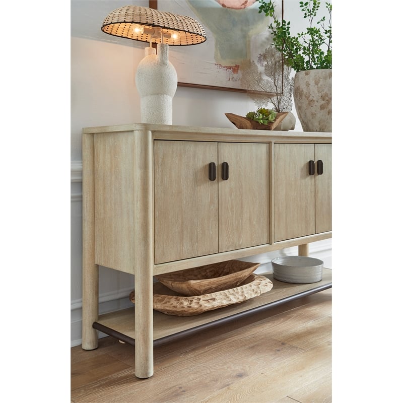 Bowery Hill Transitional Oak Veneer and Hardwood Solids Brown Buffet