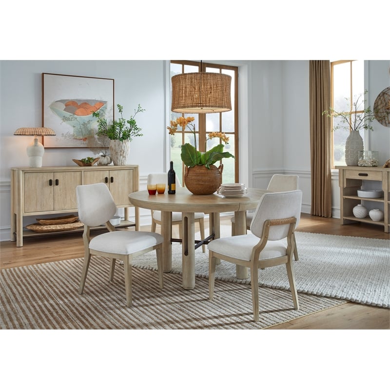 Bowery Hill Transitional Oak Veneer and Hardwood Solids Brown Buffet