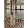 Bowery Hill Transitional Brown Extendable Round Dining Table