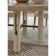 Bowery Hill Transitional Brown Extendable Round Dining Table