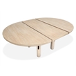 Bowery Hill Transitional Brown Extendable Round Dining Table