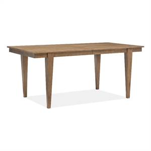 Bowery Hill Belgian Wheat Extendable Rectangular Dining Table