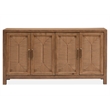 Bowery Hill Transitional Oak Veneer and Hardwood Solids Belgian Wheat Buffet
