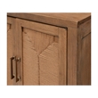 Bowery Hill Transitional Oak Veneer and Hardwood Solids Belgian Wheat Buffet