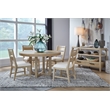 Bowery Hill Transitional Oak Veneer and Hardwood Solids Butternut Buffet Curio