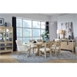 Bowery Hill Transitional Oak Veneer and Hardwood Solids Butternut Sideboard