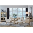 Bowery Hill Transitional Oak Veneer and Hardwood Solids Butternut Sideboard