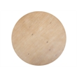 Bowery Hill Oak Veneer and Hardwood Solids Butternut Round Dining Table
