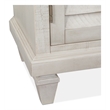 Bowery Hill Traditional Pine Veneer and Pine Solids Alabaster Console