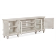 Bowery Hill Traditional Pine Veneer and Pine Solids Alabaster Large Console