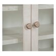 Bowery Hill Traditional Pine Veneer and Pine Solids Alabaster Large Console