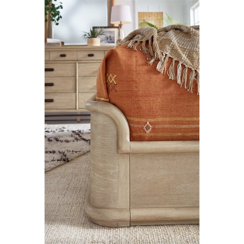 Bowery Hill Transitional Wood Brown California King Panel Bed