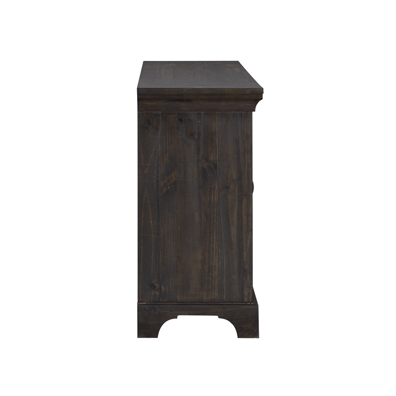 Bowery Hill Traditional Pine Veneer and Pine Solids Peppercorn Server