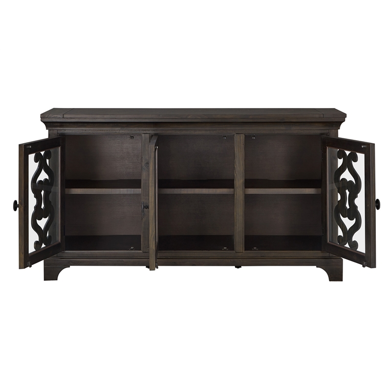 Bowery Hill Traditional Pine Veneer and Pine Solids Peppercorn Server