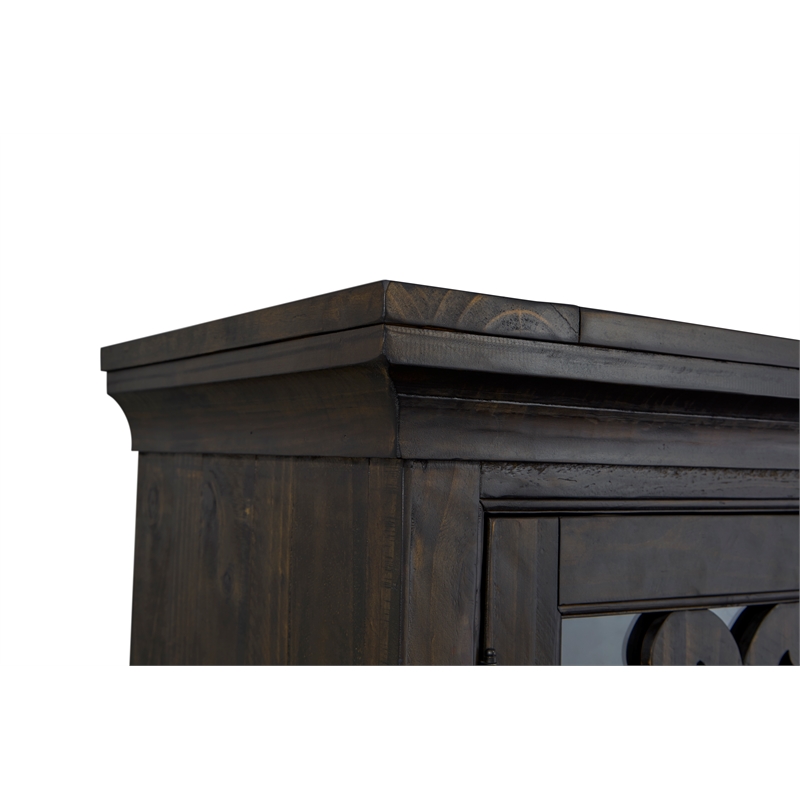 Bowery Hill Traditional Pine Veneer and Pine Solids Peppercorn Server