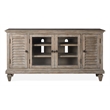 Bowery Hill Traditional Pine Veneer and Pine Solids Dovetail Gray Small Console