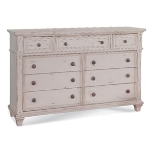 Bowery Hill Modern Farmhouse Antique White Wood 9-drawer Dresser