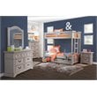 Bowery Hill Modern Transitional Antique Gray Wood 4-drawer Chest