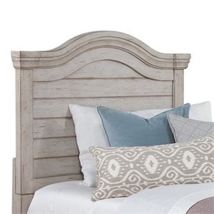 Bowery Hill Modern Transitional Twin Antique Gray Wood Headboard