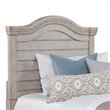 Bowery Hill Transitional Antique Gray Wood Full Size Headboard