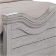 Bowery Hill Modern Transitional Antique Gray Wood Twin Size Bed