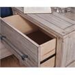 Bowery Hill Modern Farmhouse White-washed Wood Two Drawer Nightstand