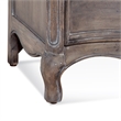 Bowery Hill Traditional Antique Gray Wood 3-Drawer Nightstand