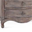 Bowery Hill Traditional Antique Gray Wood 3-Drawer Nightstand
