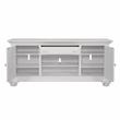 Bowery Hill Traditional Eggshell White 72-inch Wood TV Console