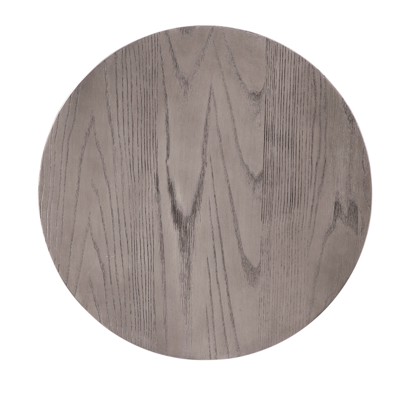 Bowery Hill Transitional Gray Metal and Wood 42