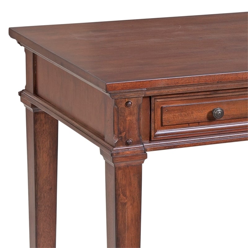 Bowery Hill Traditional Rustic Cherry 50-inch Wood Writing Desk