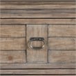 Bowery Hill Beige Antique Sand Wood Two Drawer Farmhouse Style Nightstand