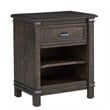 Bowery Hill Modern Farmhouse 1-drawer Rustic Brown Wood Nightstand