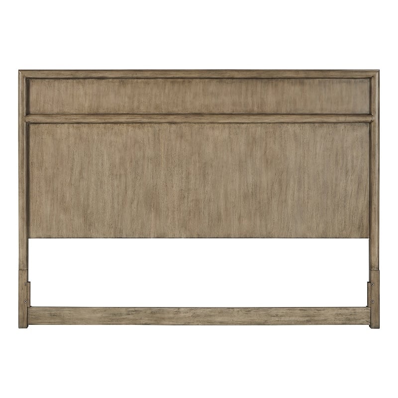 Bowery Hill Modern Transitional Queen Panel Headboard in Nutmeg