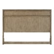Bowery Hill Modern Transitional Queen Panel Headboard in Nutmeg
