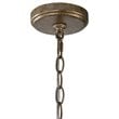 Bowery Hill 6 Light Crystal Chandelier in Silver Swedish Iron