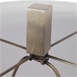 Bowery Hill Contemporary Ceramic Fabric and Iron Table Lamp in Warm Gray