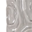 Bowery Hill Contemporary Ceramic Fabric and Iron Table Lamp in Warm Gray