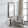 Bowery Hill Traditional Iron MDF Wood Copper Mirror in Brass