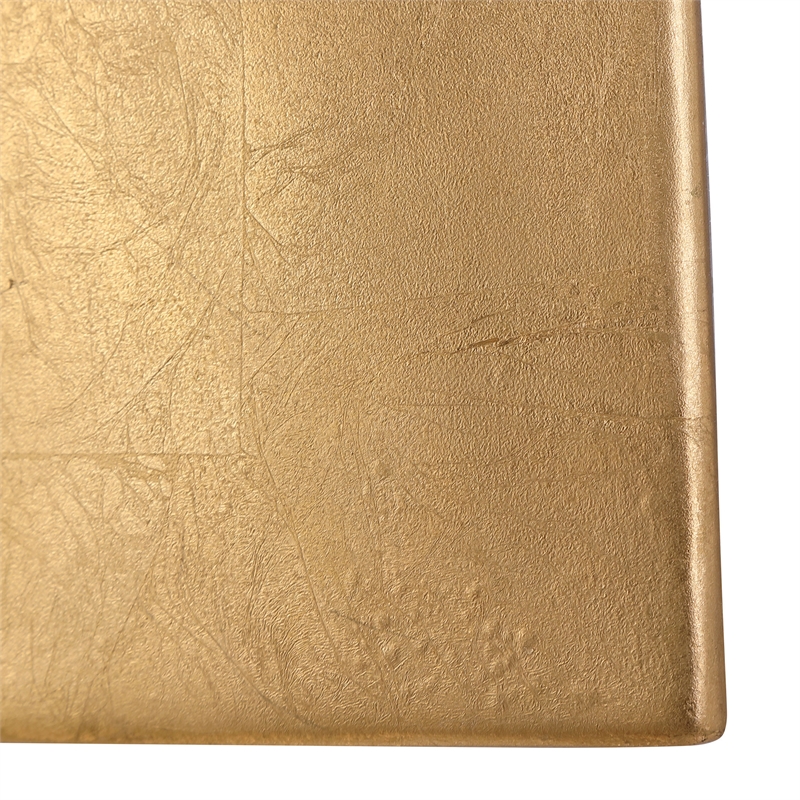 Bowery Hill Fluttering Pages Contemporary Iron Wall Decor in Gold (Set of 6)
