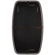 Bowery Hill MDF and Metal Floating Beveled Mirror in Dark Bronze