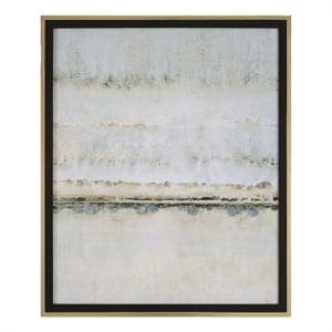 Bowery Hill Wood Paper and Glass Print in Black/Brown/Gold/Gray