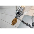 Bowery Hill 1-light Gold Flame-shaped Bath Vanity Light in Chrome