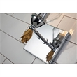 Bowery Hill 1-light Gold Flame-shaped Bath Vanity Light in Chrome