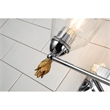 Bowery Hill 2-light Gold Flame-shaped Bath Vanity Light in Chrome
