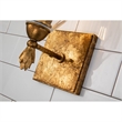 Bowery Hill 1-light Flame-shaped Bath Vanity Light in Antique Gold